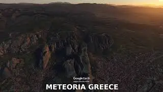 Meteora Greece - Stone Pillars Shaped by Uplift and Erosion