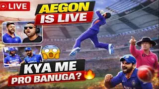 RANK PUSH IN REAL CRICKET 🏏 BRONZE TO PLATINUM 😱 Live With AegonFTW
