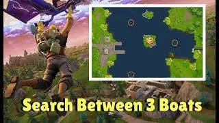 Search Between Three Boats Challenge Guide | Fortnite Battle Royale