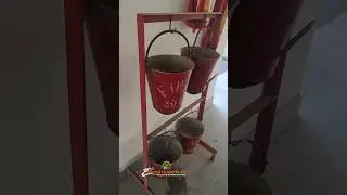 Fire Bucket with Stand #fire #bucket #stand