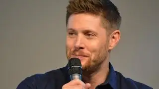 Jus in Bello 2016 - Jensen Ackles is imitating Misha Collins riding a Bike