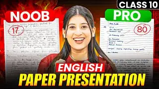 CBSE AIR 1 English Paper Presentation🔥| Class 10 tips and tricks! 