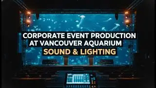 Inside a Corporate Event at Vancouver Aquarium | Sound & Lighting Design