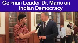German Politician Prof. Dr. Mario Voigt speaks on Indian Democracy | The Democratic Mirror
