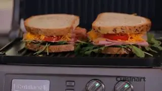 Сэндвич-панини с использованием Cuisinart Griddler&reg; Deluxe