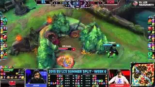 2015 EU LCS Summer 6주차 5경기 EL vs H2K 150703