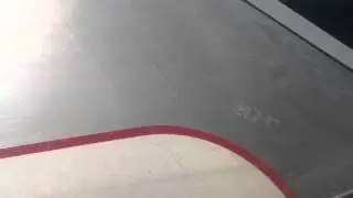Transonic shockwave on an airliner wing