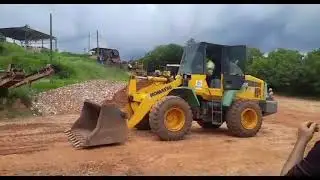 Máquina Pá Carregadeira - Como foi o meu  Primeiro dia de operador