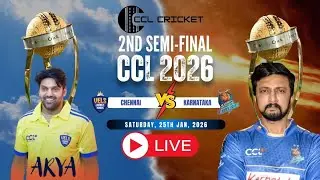 Vels Chennai Kings vs Karnataka Bulldozers CCL 2026 Semi Final 2 Live Update