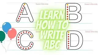 Tracing ABC alphabets Letters capital A - Z | dot to dot alphabet tracing | Tracing ABCD