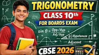 Trigonometry Class 10th One Shot 🔥| Class 10th Maths Chapter 8🚨 #cbse #cbseclass10 #cbse2026#jee2026