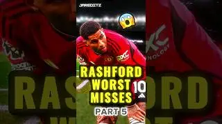 RASHFORD WORST MISSES 😱 | PART 5 #shorts #rashford #manchesterunited #football #england #compilation