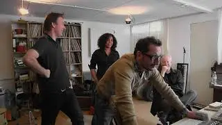 JOE JACKSON and ZUCO 103 working on the Duke song 'It Don't Mean A Thing' in the Studio. 2011