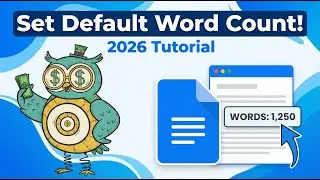 Google Docs Tutorial – Set Default Word Count (2026)