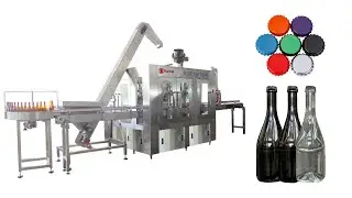 Factory Test 2000BPH Champagne Filling Machine #champagne #beerfillingmachine #brewery