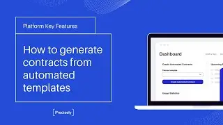 Generating Contracts From Precisely's Automated Templates