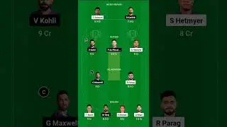 RR vs RCB Dream11 Prediction | RR vs RCB Dream11 Team | RR vs RCB Dream 11 Fantasy Team Today Match