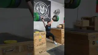 Easy Pause Jerk 150kg! #weighlifting