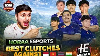 HORAA ESPORTS 🇳🇵 BEST CLUTCHES AGAINST 🇹🇭 🇮🇩 🇻🇳 🇮🇳 TEAMS 😱|| AISA CHAMPIONSHIP ||