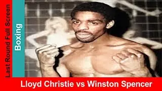 Lloyd Christie vs Winston Spencer, Widescreen Full Fight & Knockout, Boxing Match England 1984