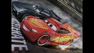 Lightning McQueen and Jackson Storm | 24 Piece Jigsaw Puzzle