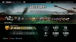Tier VI Soviet Heavy Tank KV-85 - 
