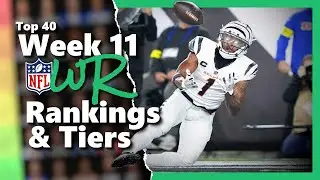 Ranking EVERY NFL Wide Receiver (Top 40) Week 11 WR Rankings |  2025 Best Fantasy Football