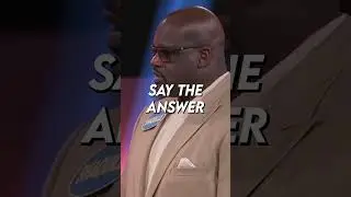 What Does SHAQ Mean By This!? 🤣 #familyfeud #shorts