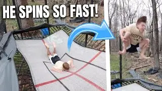 HOW DOES HE SPIN SO FAST?! - Low Quad Flips