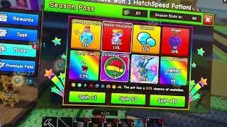 Opening all the season pass in build a zoo #roblox #gaming 