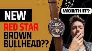 UNBOXING: Red star brown bullhead chronograph watch #unboxing