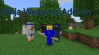 Ninja Weapons Add-on minecraft bedrock edition