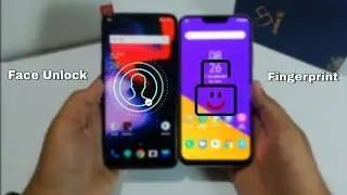 Zenfone 5z vs OnePlus 6 Face Unlock & fingerprint speed test