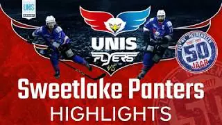 Highlights wedstrijd Unis Flyers - Sweetlake Panters