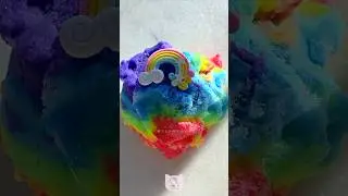 Slime ASMR 🌈☁️ Rainbow Cloud from Temu