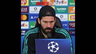 Alisson Becker reacts to Mo Salah's recent comments
