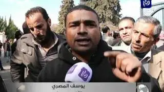 تقرير ايمن الزامل حول اعتصام المتقاعدين العسكريين | Roya