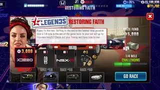 Completing the restoring faith trial in Legends!! Csr2