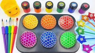 Satisfying ASMR | DIY 6 Slime Stress Balls to Rainbow Star Candies | Oddly Calming Adult Sounds