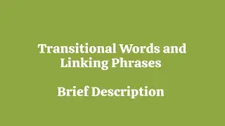Transitional Words and Linking Phrases 1 #btech #english #btechjobs #education #ssc #ssccgl #rpsc 
