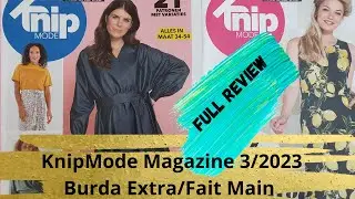 #KnipMode Magazine / #BurdaExtra / #FaitMain 3/2023 Full Review