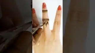 finger mehndi design by mk mehandi art #shorts