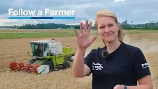 Follow a Farmer - Elina Valkeinen - S2:E6 - Puintia ja kerääjäkasveja