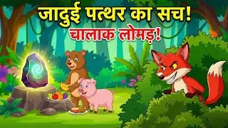 Hard work or cleverness? The lesson of Lolu the fox | Best jungle story for kids | Moral stories ...
