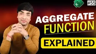 Aggregate Function in Excel | Subtotal vs Aggregate Function | Ignore Formula Error