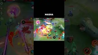Masha with inspire combo ...😈 #masha #mlbb #shorts