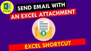 Quickly send an email with an Excel attachment directly from Excel (without any VBA) #shorts