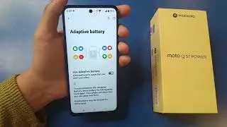 Moto G57 Power - Включение адаптивного режима работы батареи