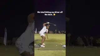 We tried hitting my driver off the deck&hellip;😯 #Snappygilmore