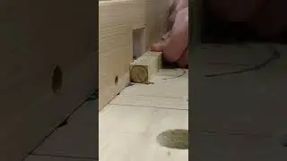 【トリマーテーブルで、綺麗な丸棒を作る時は、四角の部分は余裕を残して加工を！】When making a round bar, leave some room for the square part!